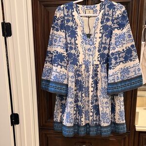 **NWT** Tuckernuck Bondi Blues Cotton Voile Izzie Dress